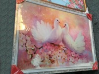 Картина с голубями